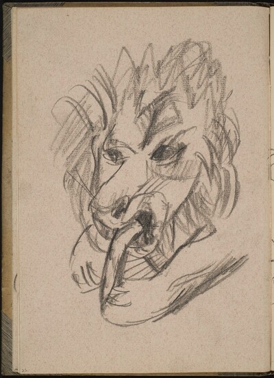 Fressender Löwe (Lion Eating) [p. 22]