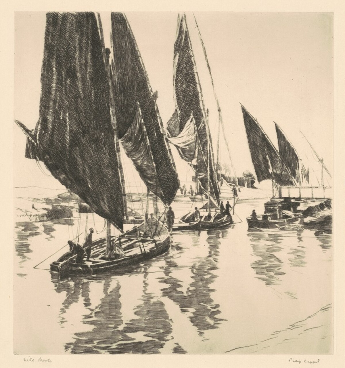 Nile Boats by Philip Kappel