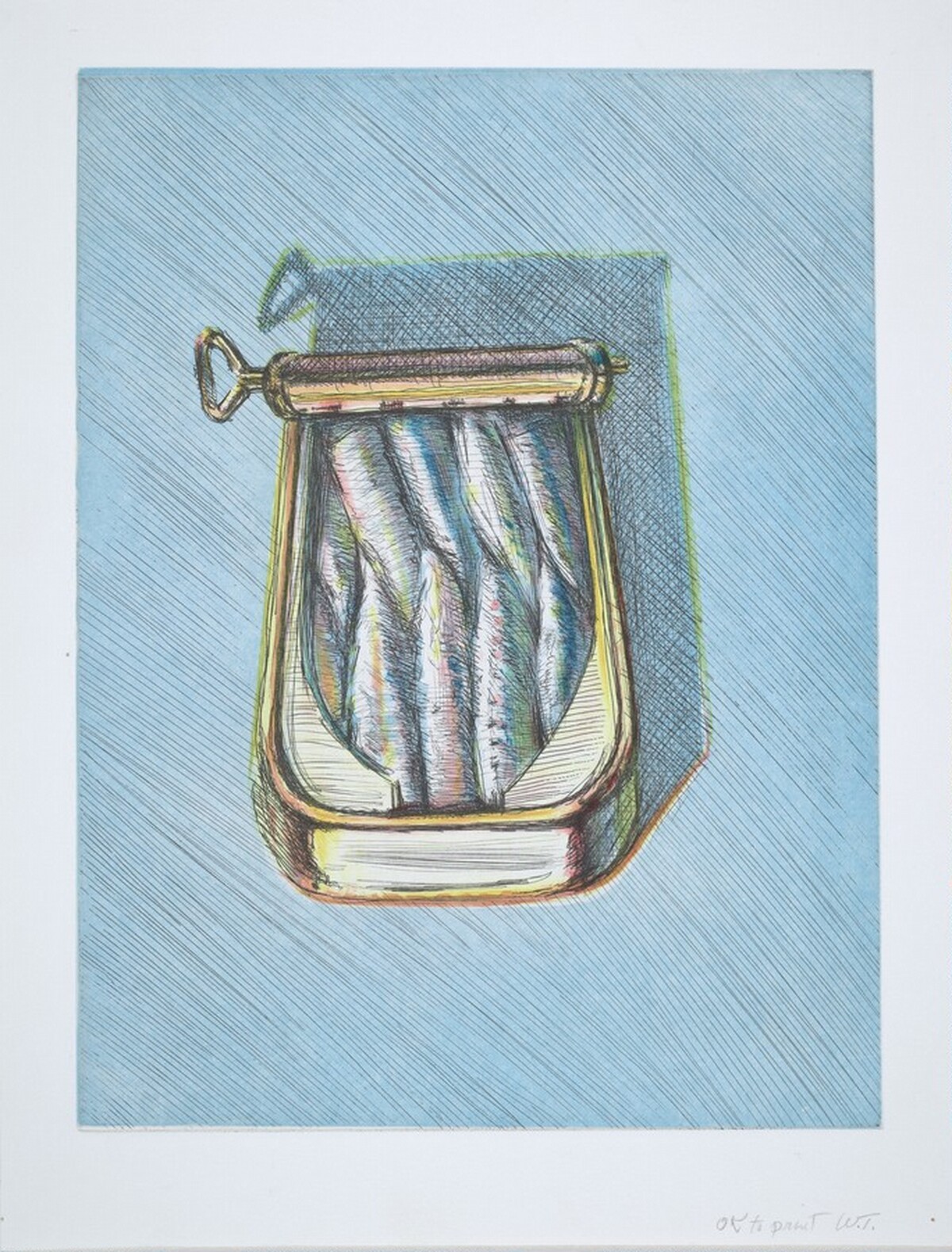 Sardines by Wayne Thiebaud
