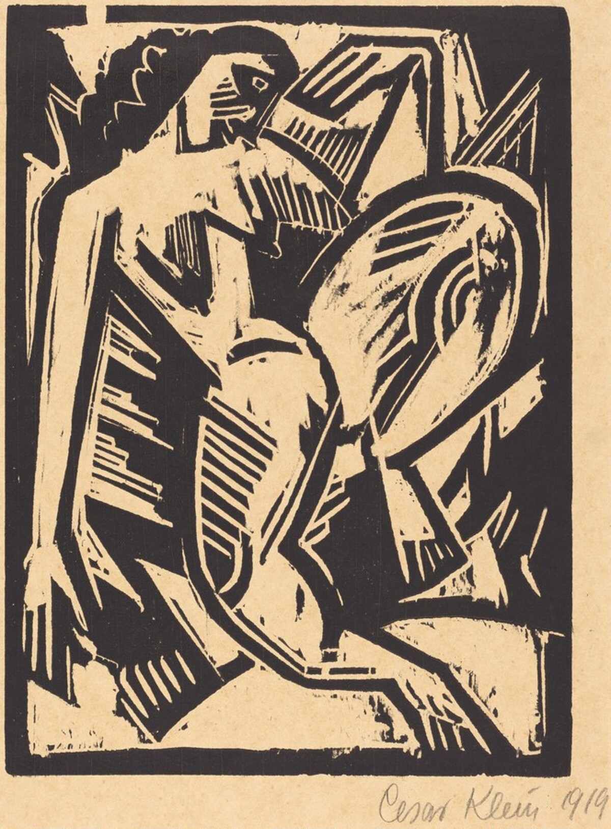 Nude Figure by Cesar Klein