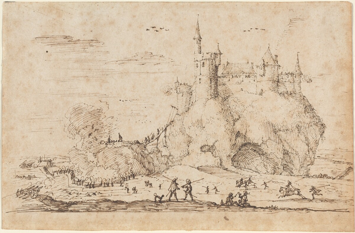 Castle under Siege by Israël Silvestre