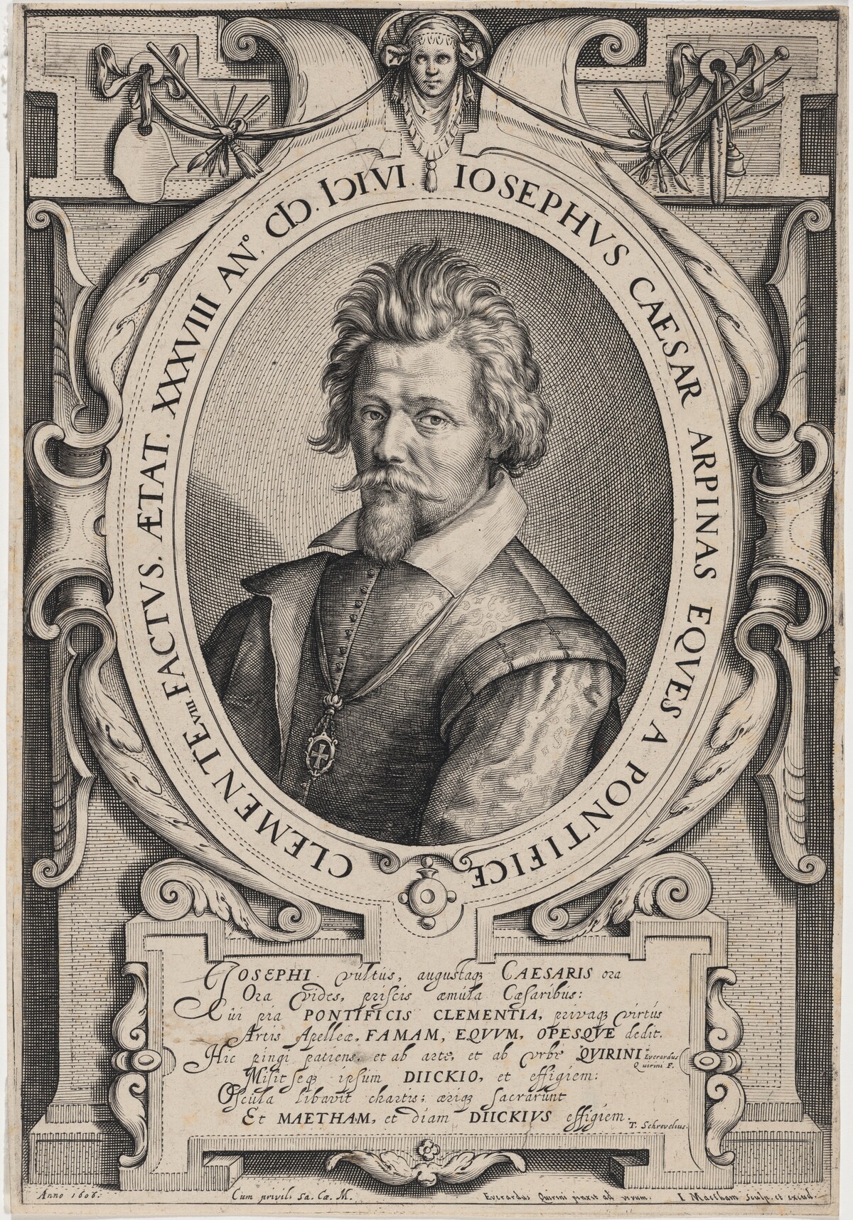 Cesare d'Arpino by Jacob Matham