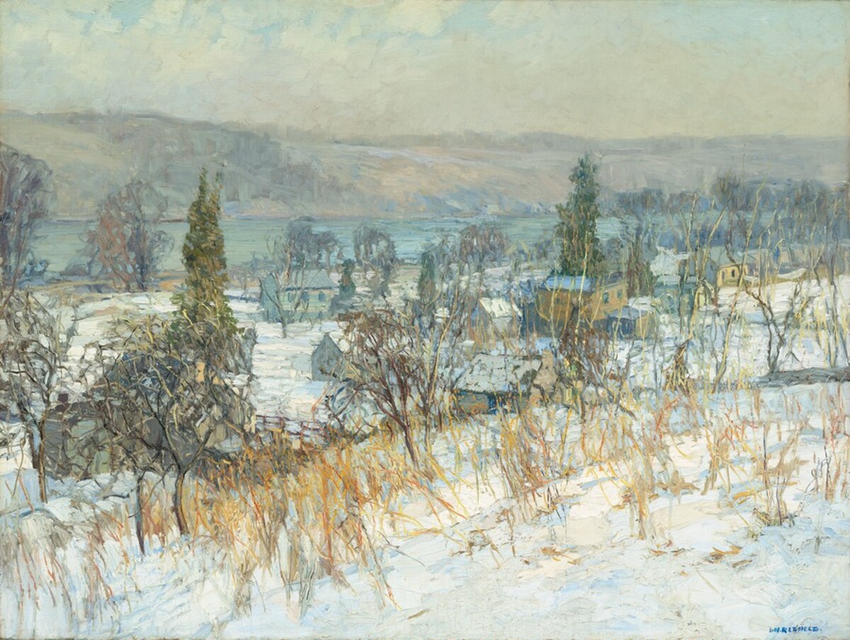 Overlooking the Valley by Edward Willis Redfield