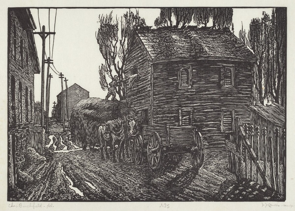 The Haymow by Charles Burchfield
