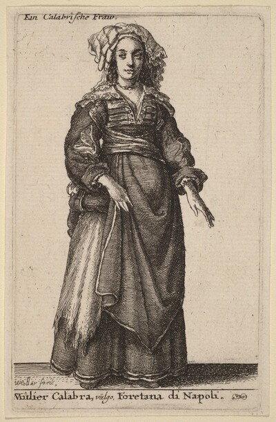 Mulier Calabra, Vulgo, Foretana di Napoli