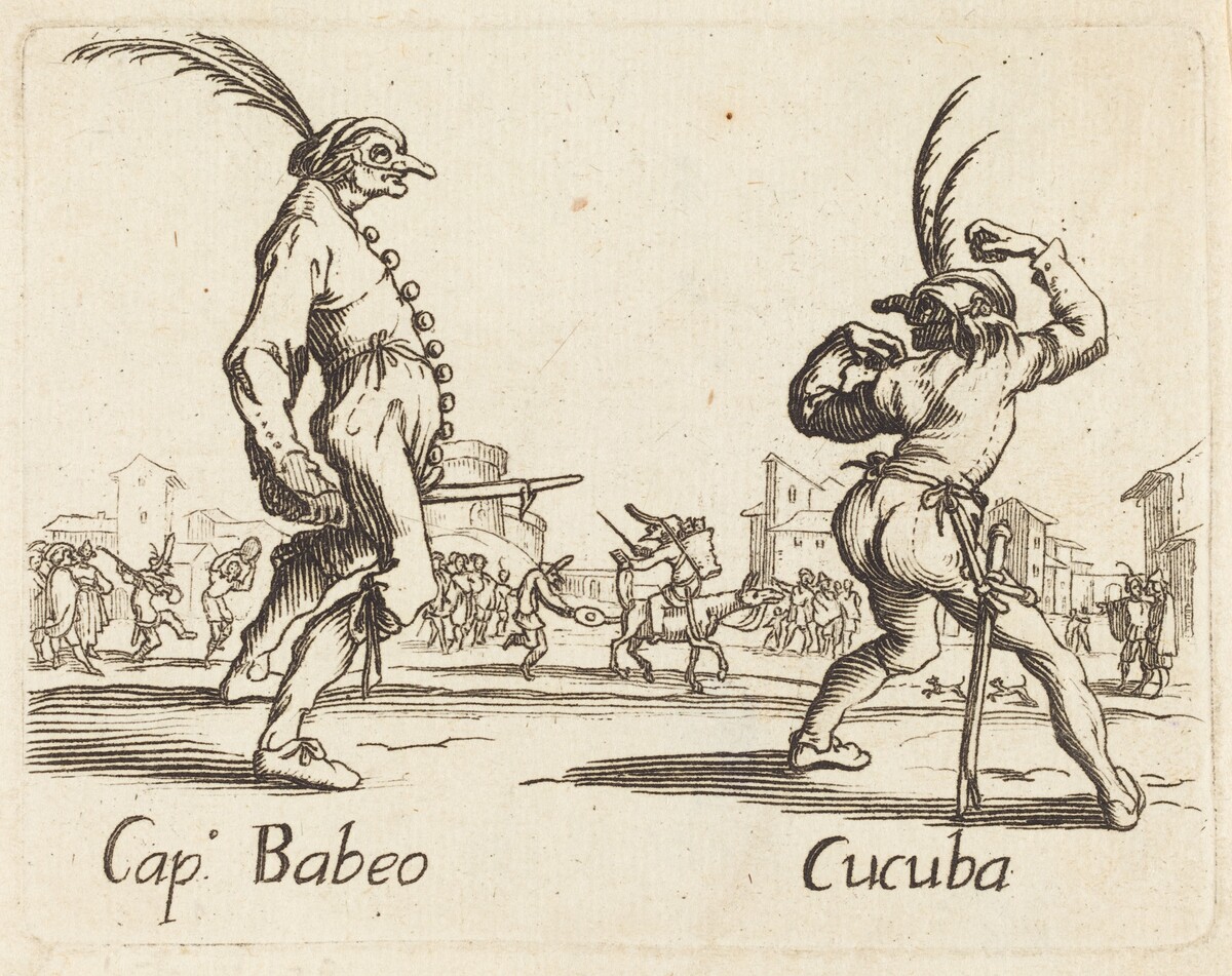 Cap. Babeo and Cucuba by after Jacques Callot