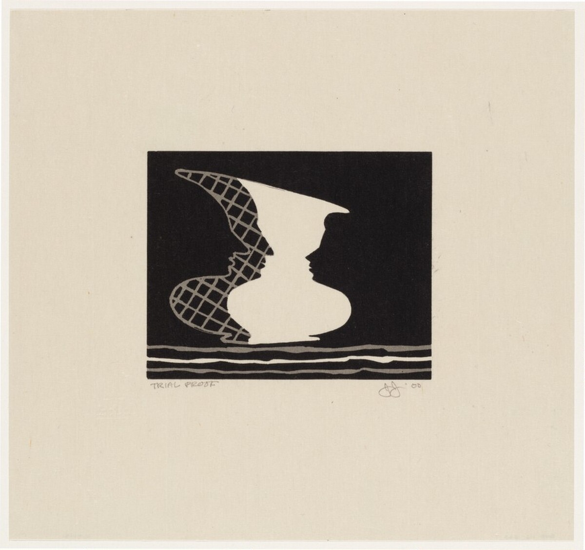 Untitled [trial proof] by Jasper Johns