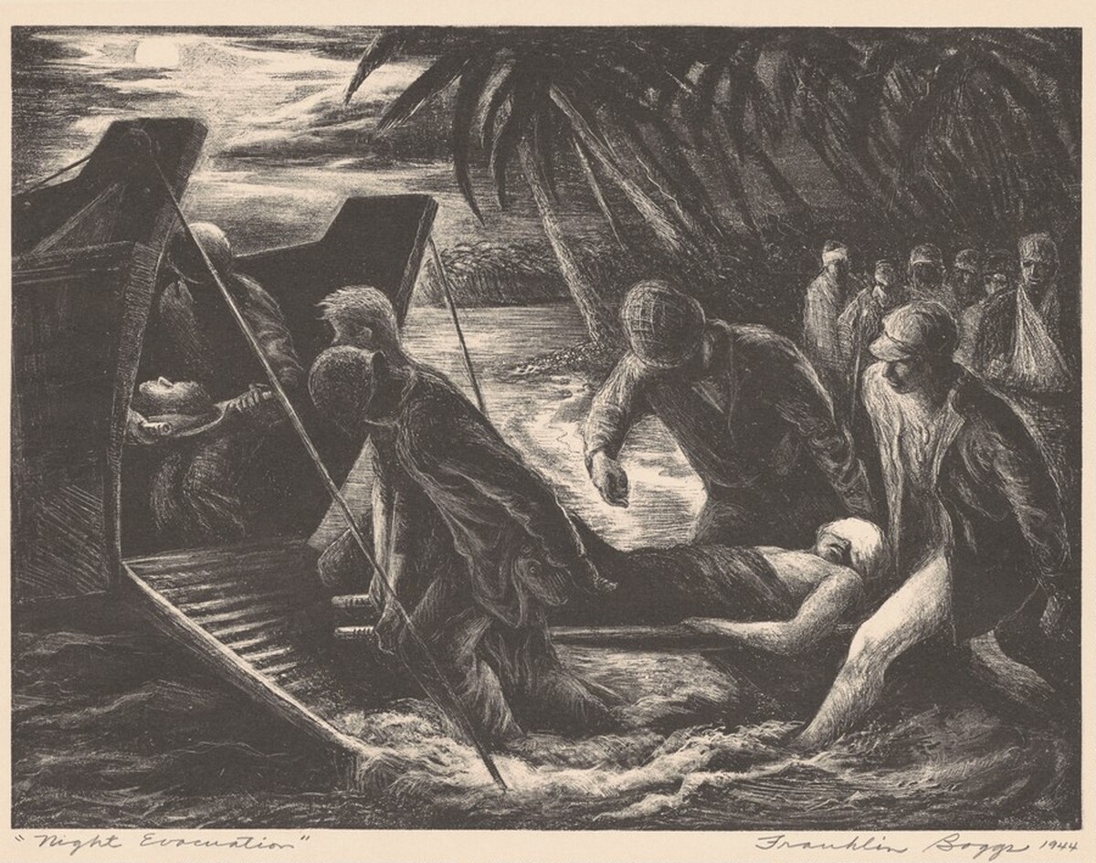Night Evacuation by Franklin Boggs