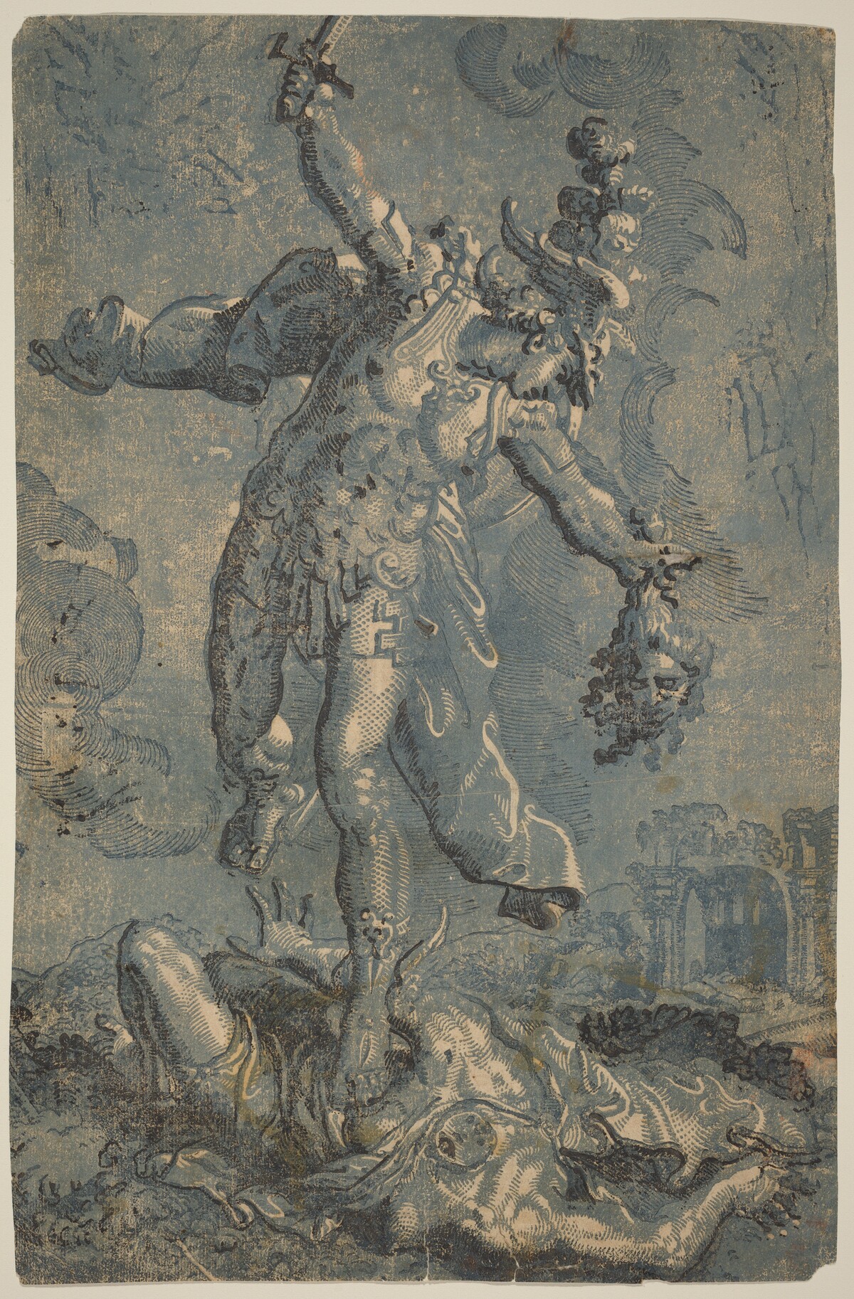 Perseus by Giovanni Gallo after Marco Pino