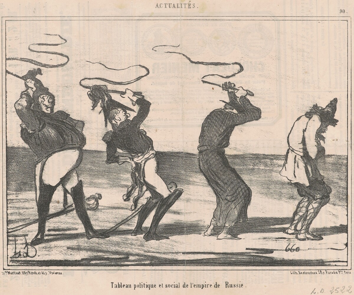 Tableau ... de l'empire de russie by Honoré Daumier
