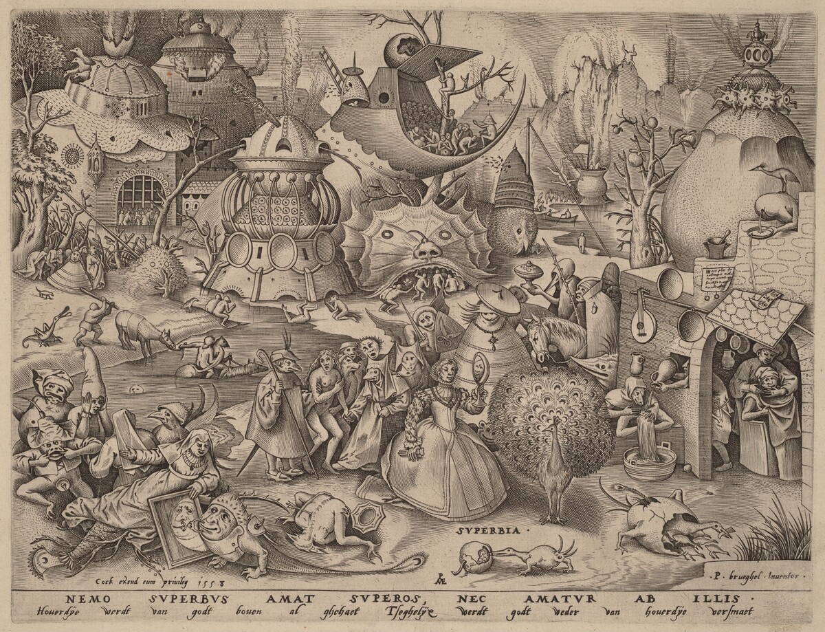 Pride by Pieter van der Heyden after Pieter Bruegel the Elder