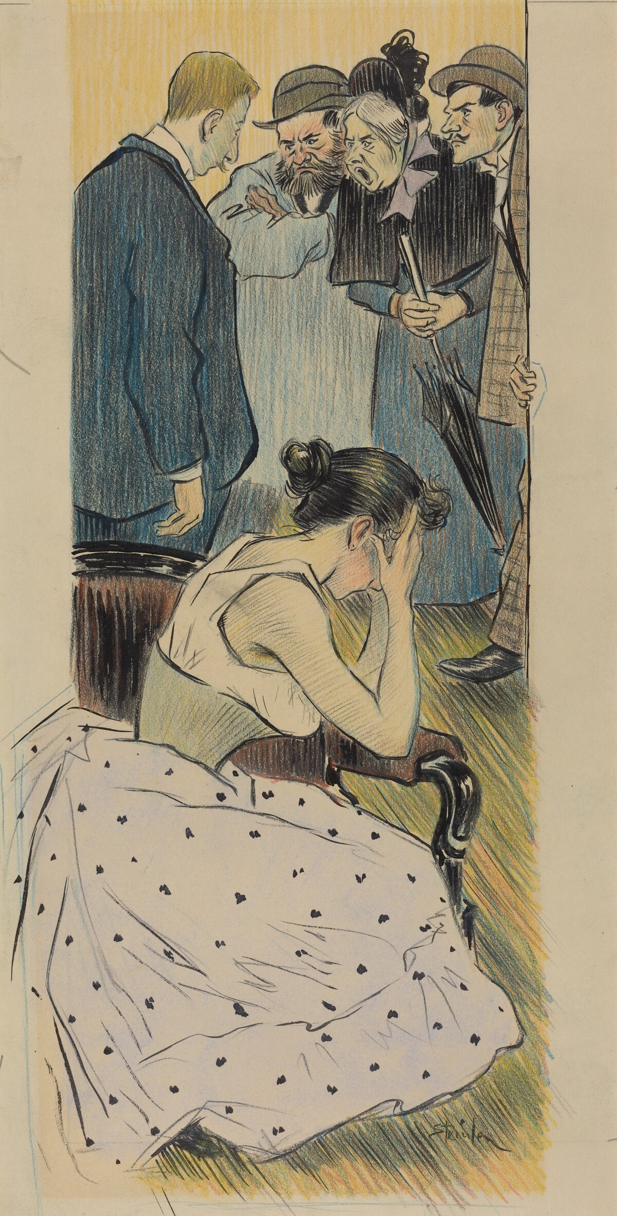 Sa famille (chanson) by Théophile Alexandre Steinlen