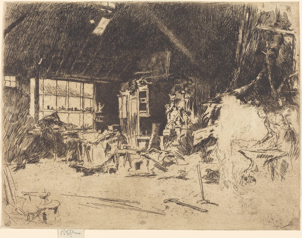 The Smithy by James McNeill Whistler