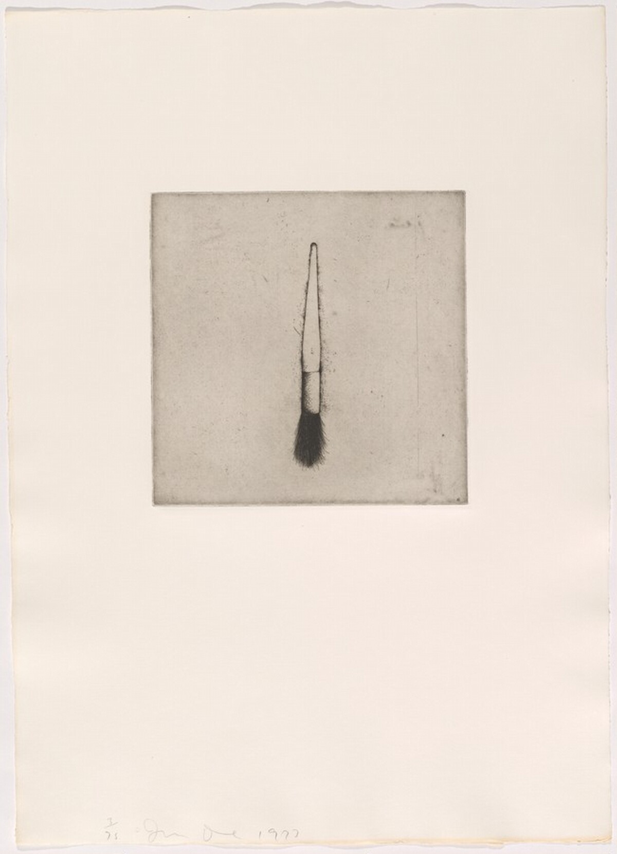 Four German Brushes 1 by Jim Dine