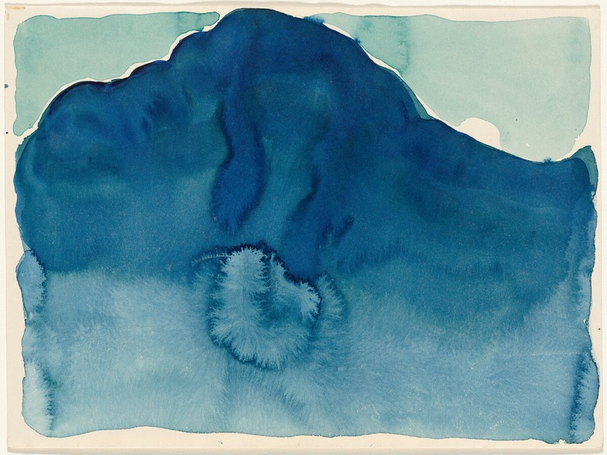 Blue Hill No. 1 by Georgia O'Keeffe