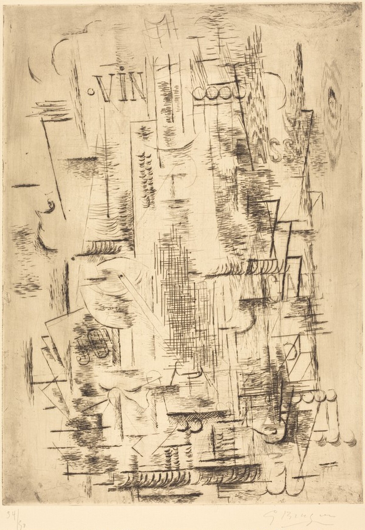 Bass by Georges Braque