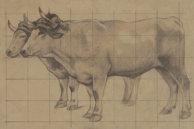 Study for "Happy Would Be the Men of the Fields, If They Knew Their Good Fortune"