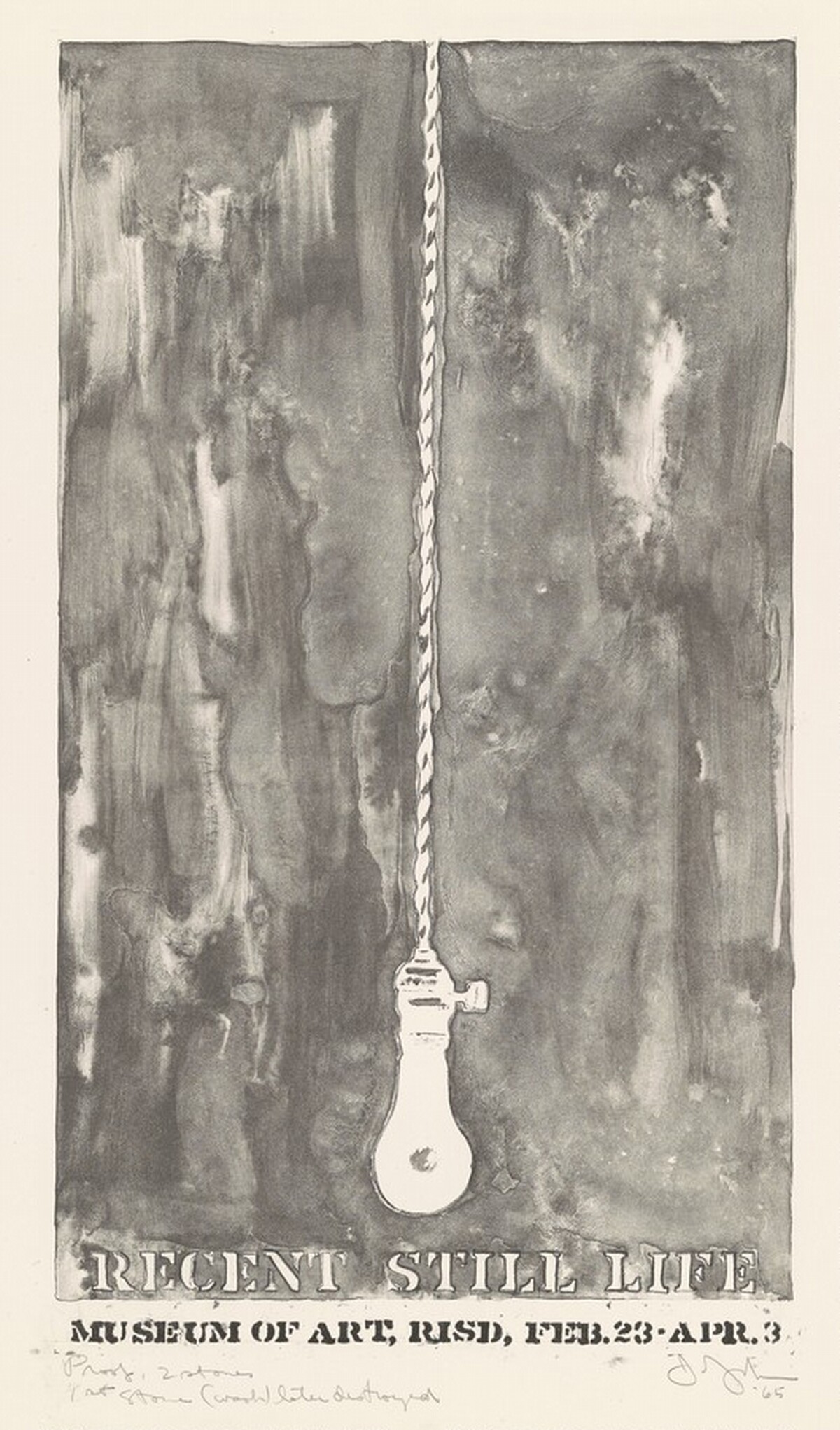 Recent Still Life [misc. proof] by Jasper Johns