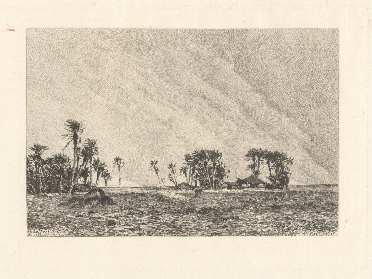 Le Simoun by Maxime Lalanne, after Eugène Fromentin