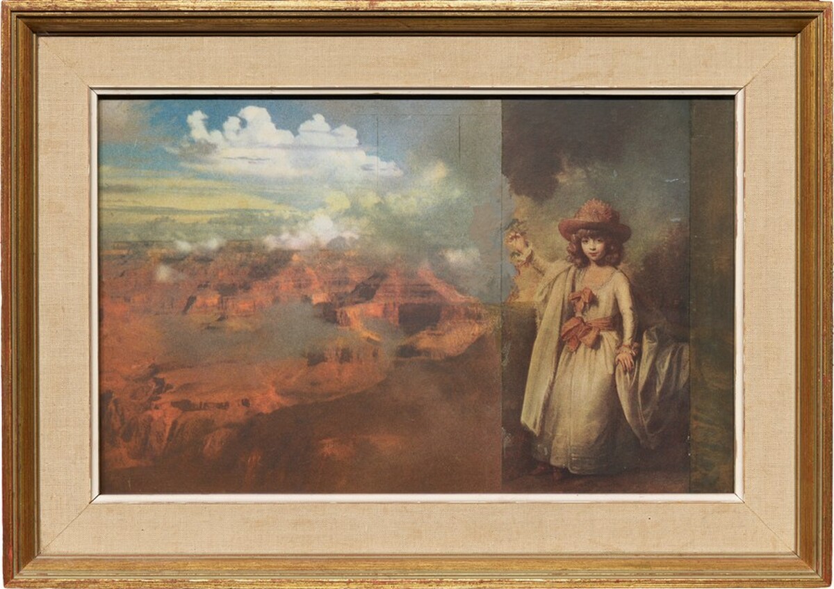 Untitled (Grand Canyon and Child) by Joseph Cornell