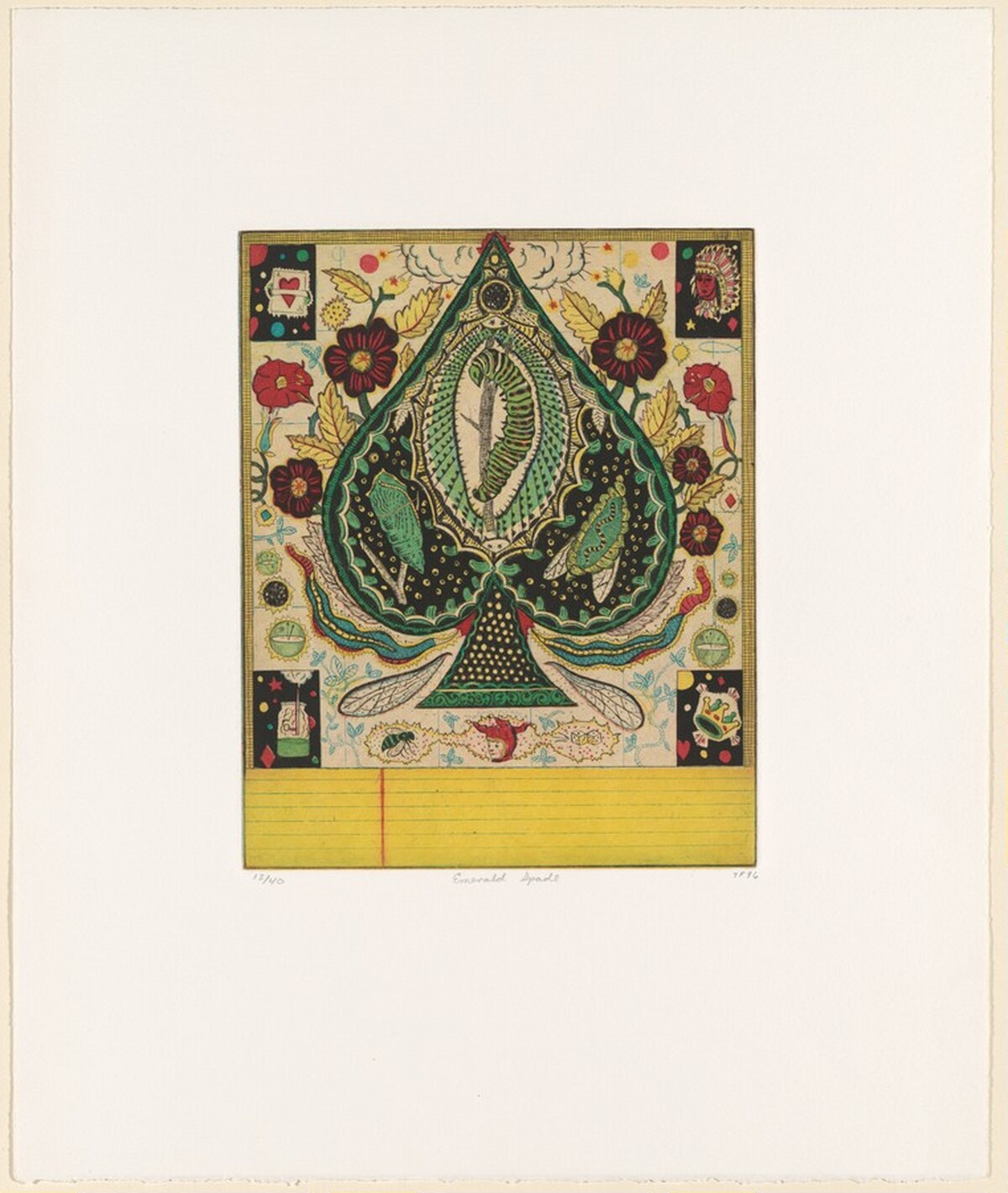 Emerald Spade by Tony Fitzpatrick