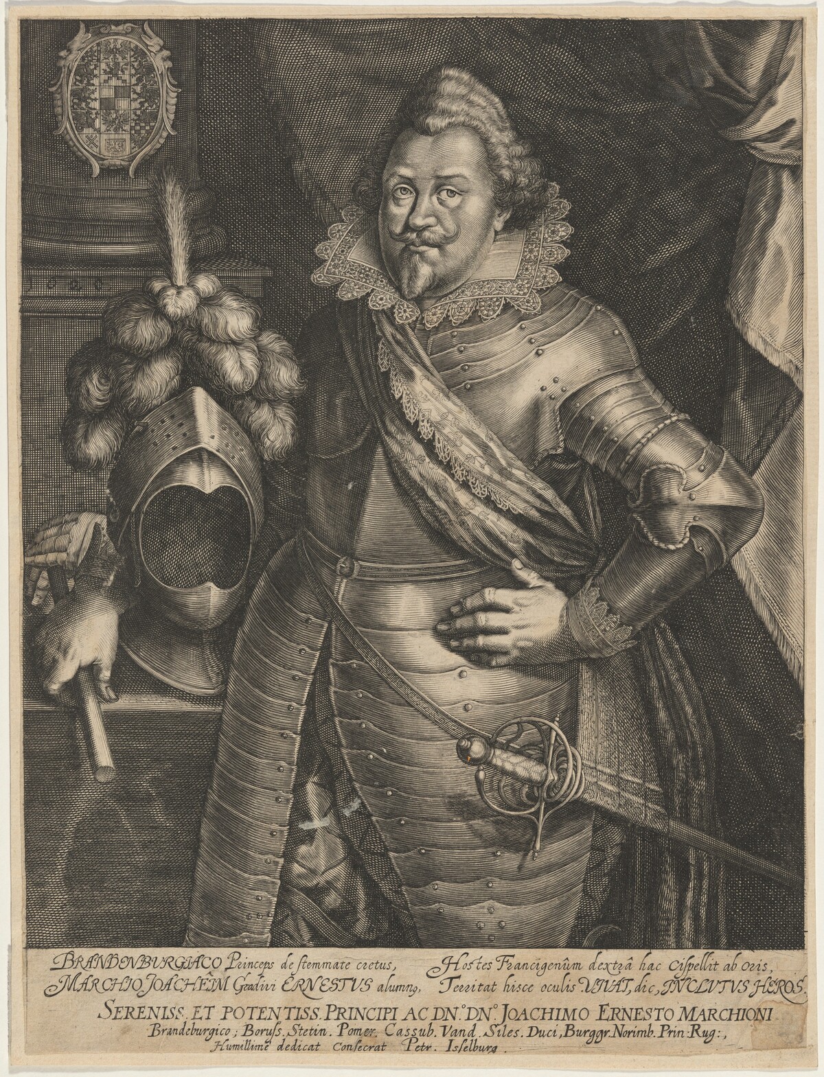 Joachim Ernest, Elector of Brandenburg by Peter Isselburg