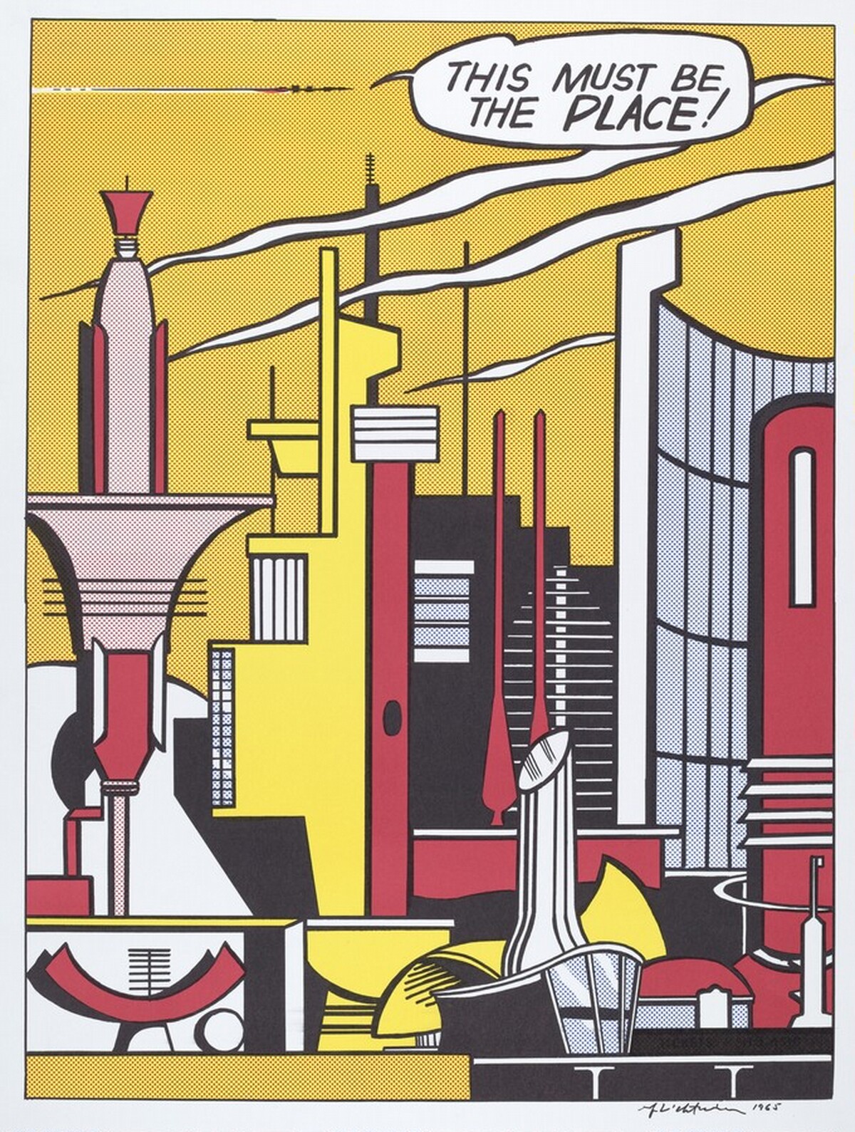 This Must Be the Place by Roy Lichtenstein