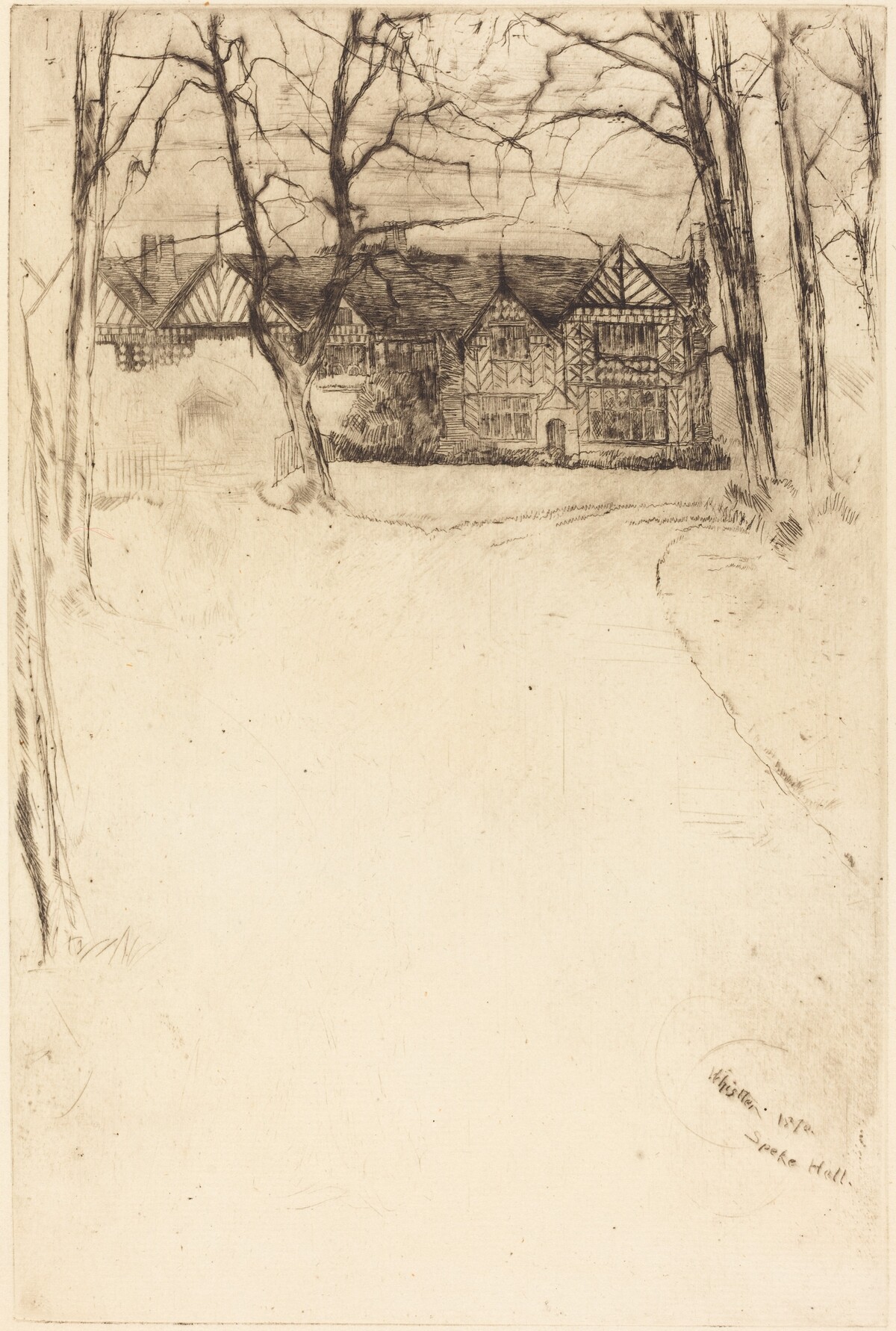 Speke Hall, No.1 by James McNeill Whistler