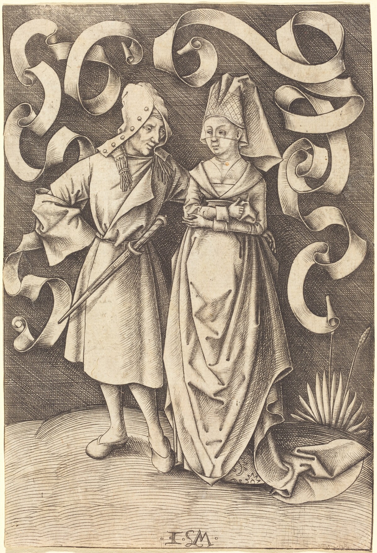 The Dissimilar Couple by Israhel van Meckenem