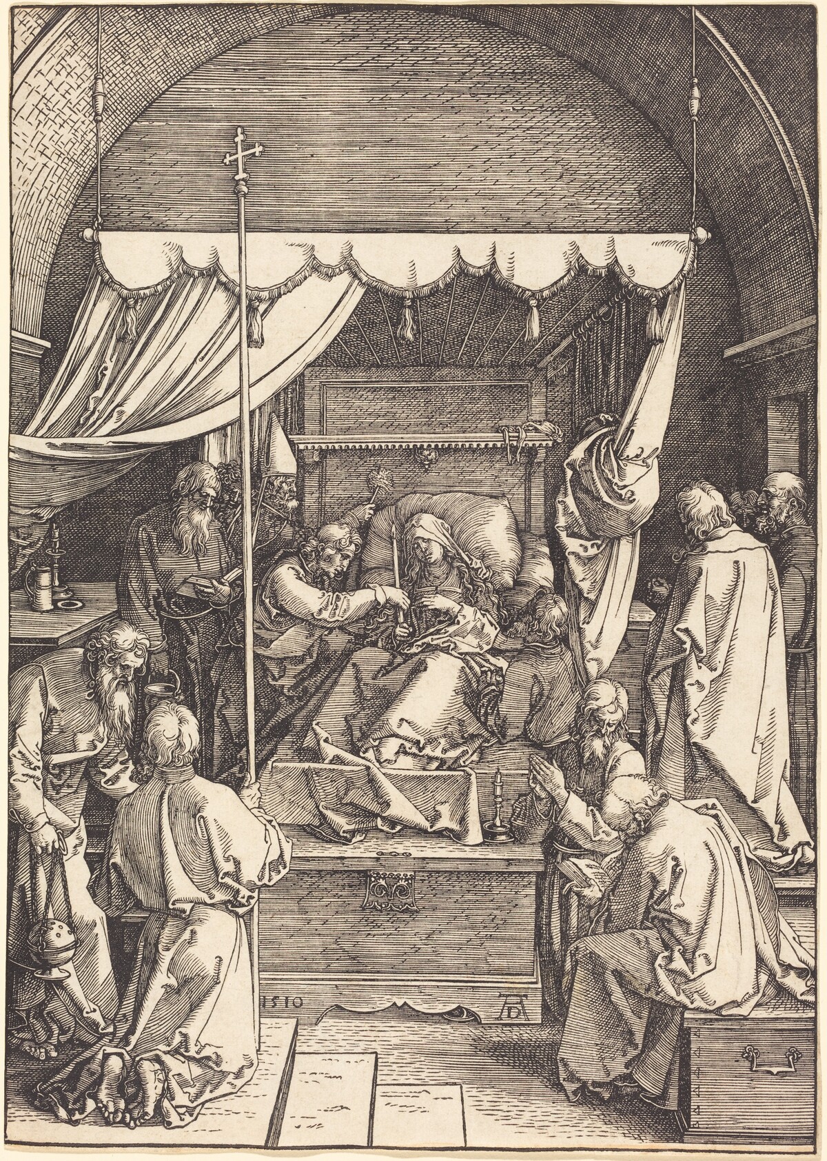 The Death of the Virgin by Albrecht Dürer