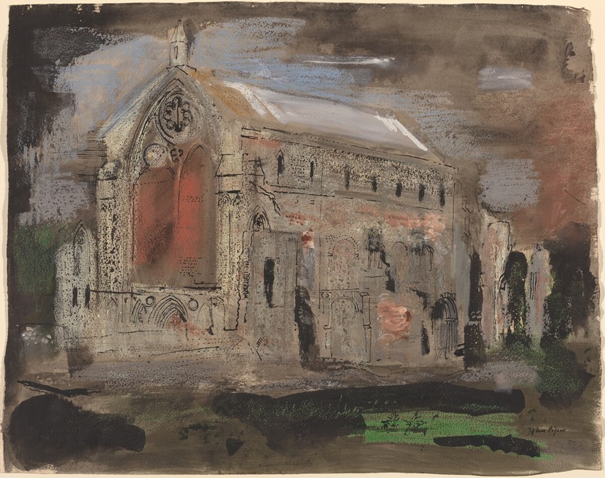 Binham Abbey: Southwest by John Piper