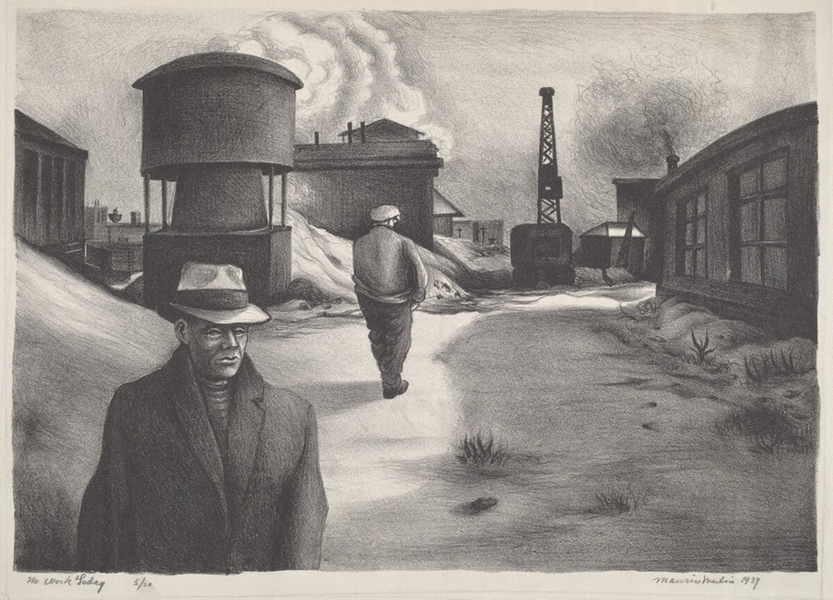 No Work Today by Maurice Merlin