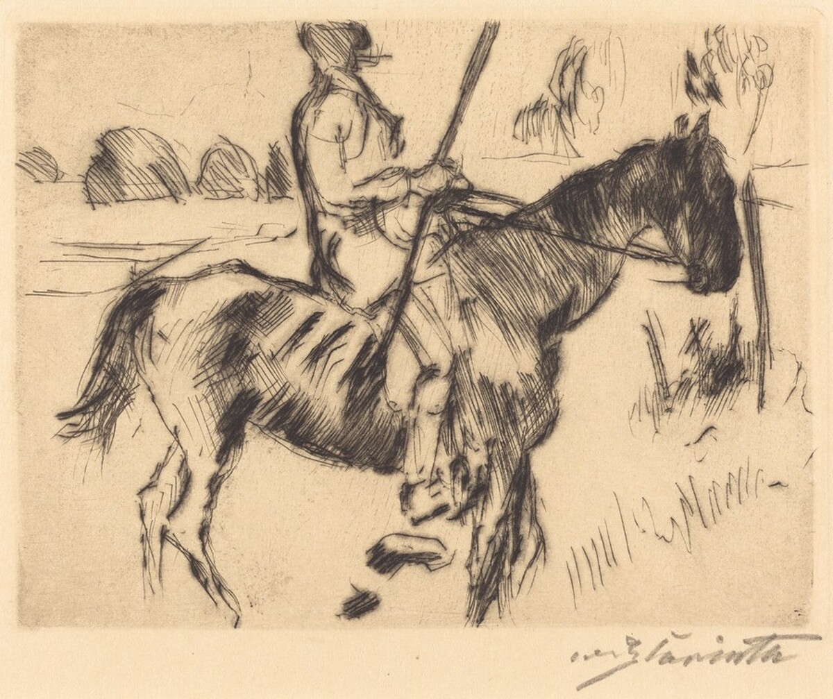 Reiter (Horseman) by Lovis Corinth