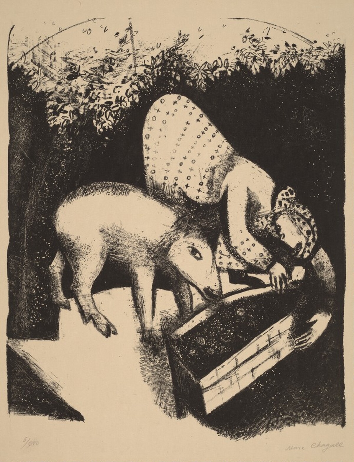 The Trough by Marc Chagall