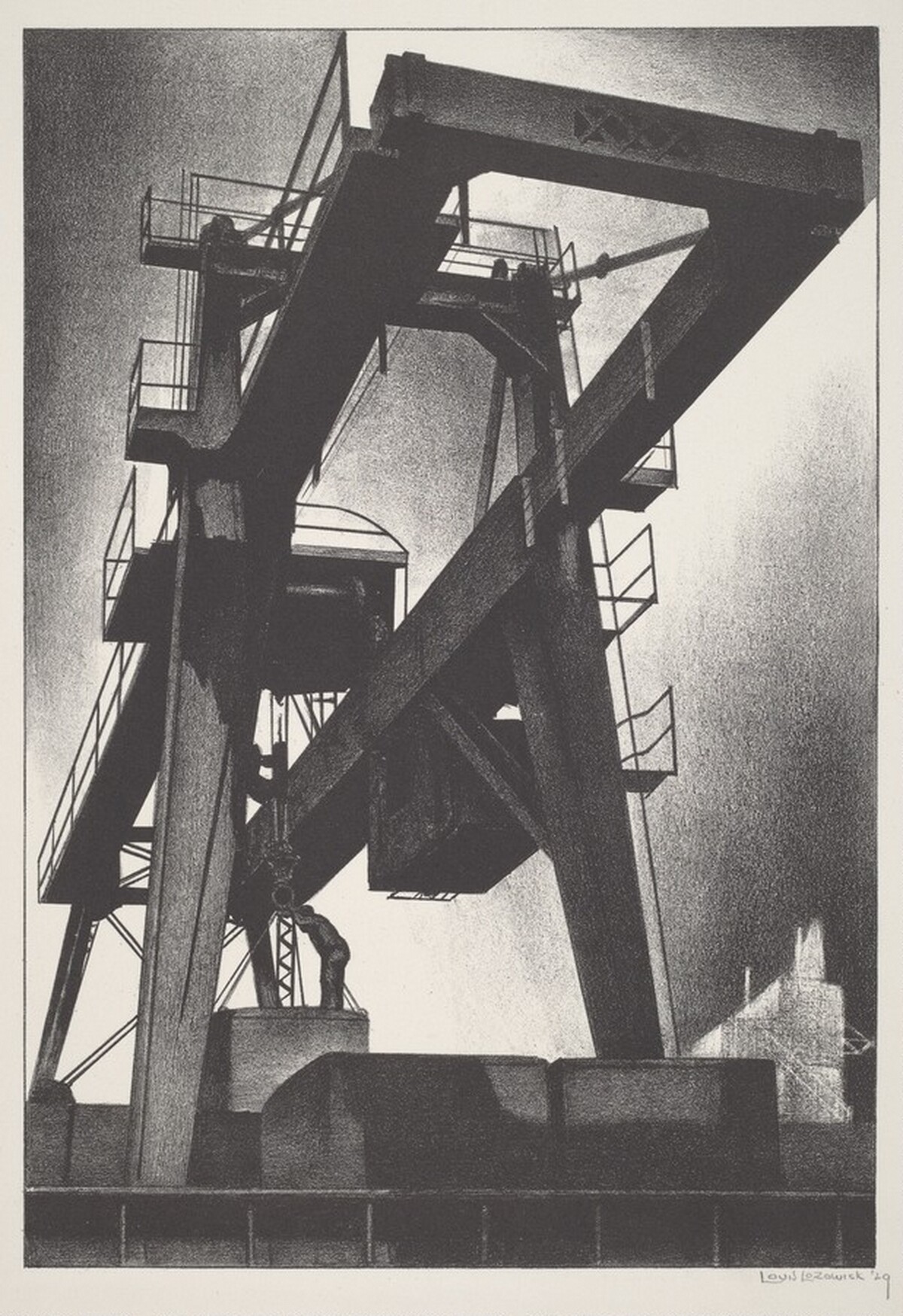 Crane by Louis Lozowick