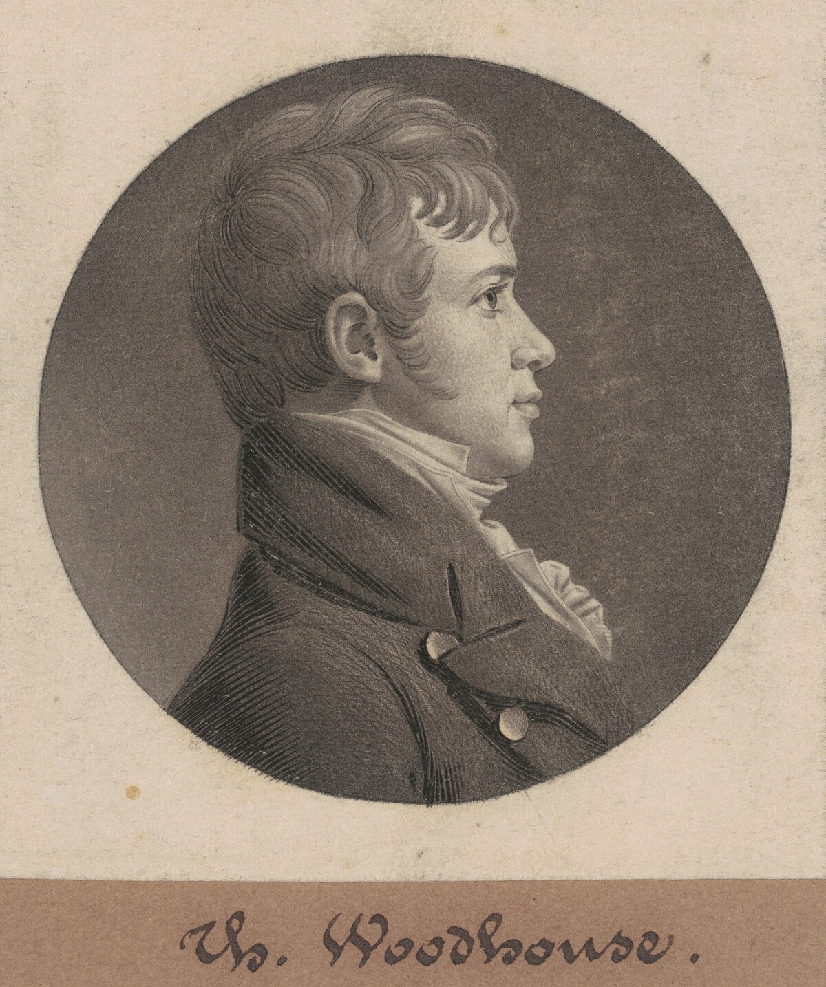 Thomas Woodhouse by Charles B. J. Févret de Saint-Mémin