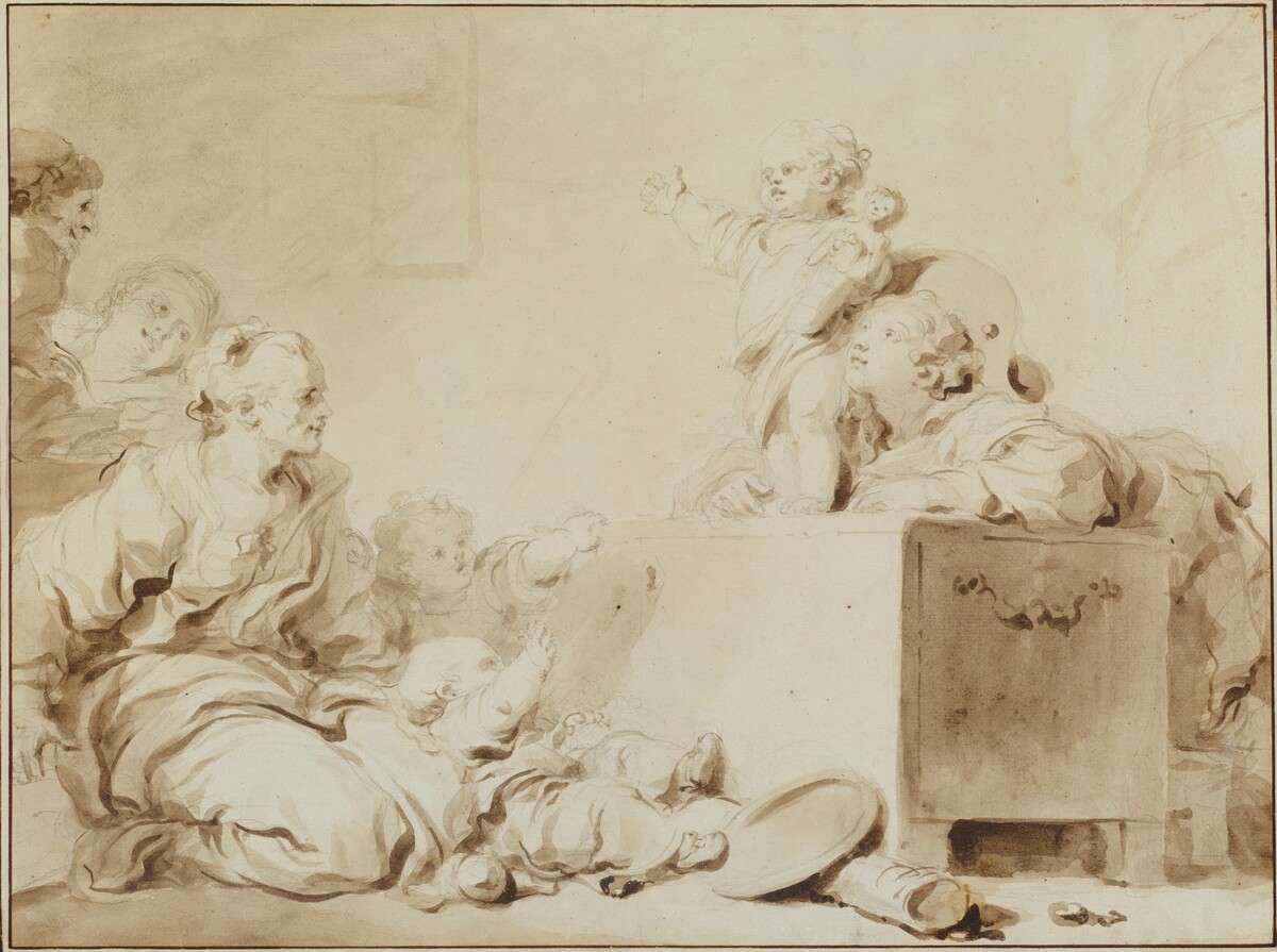 The Little Preacher by Jean-Honoré Fragonard