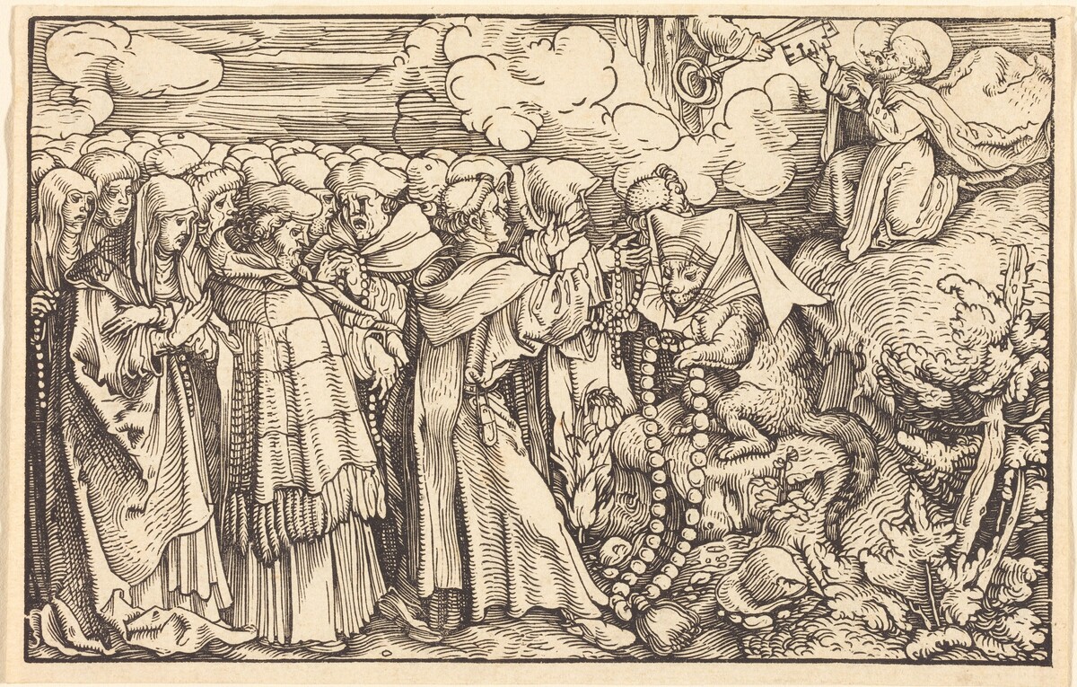 Allegory - Religious Frivolity by Hans Weiditz, II