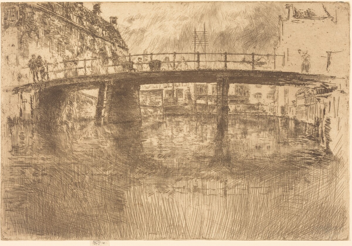 Bridge, Amsterdam by James McNeill Whistler