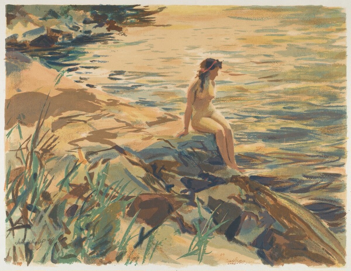 The Bather by John Whorf