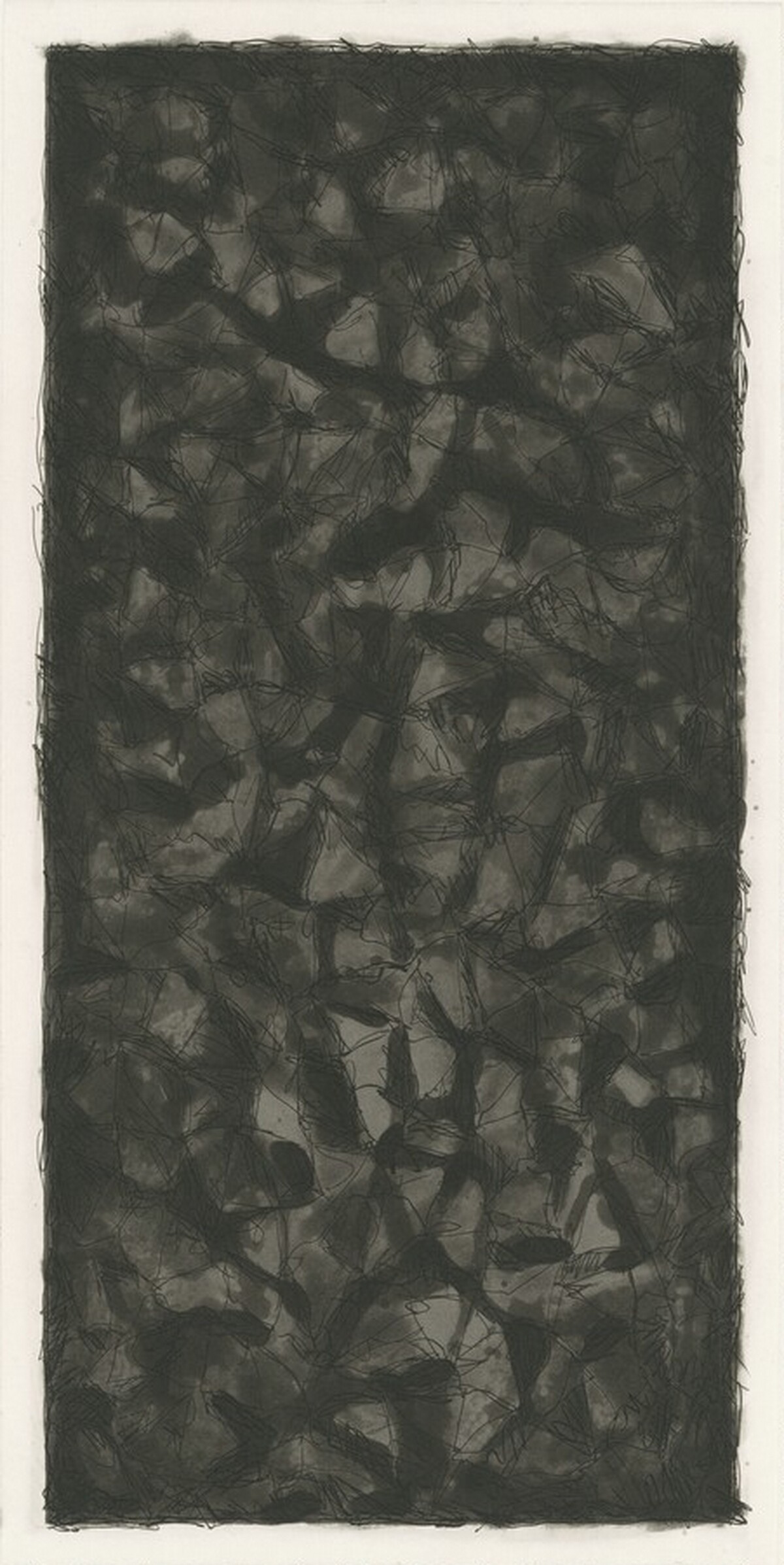 Black & Gray, 30 x 20/4 by Sol LeWitt