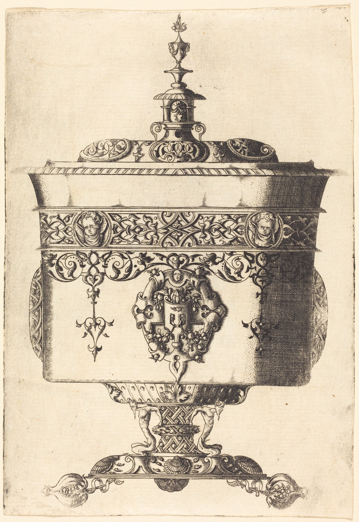 Richly Embellished Goblet by Mathis Zundt