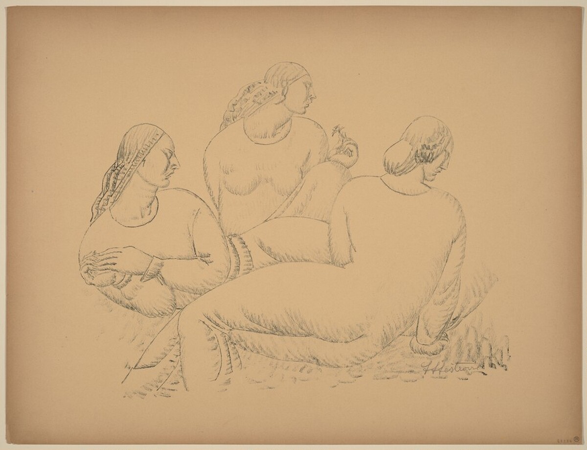 Three Women by Ivan Mestrovic