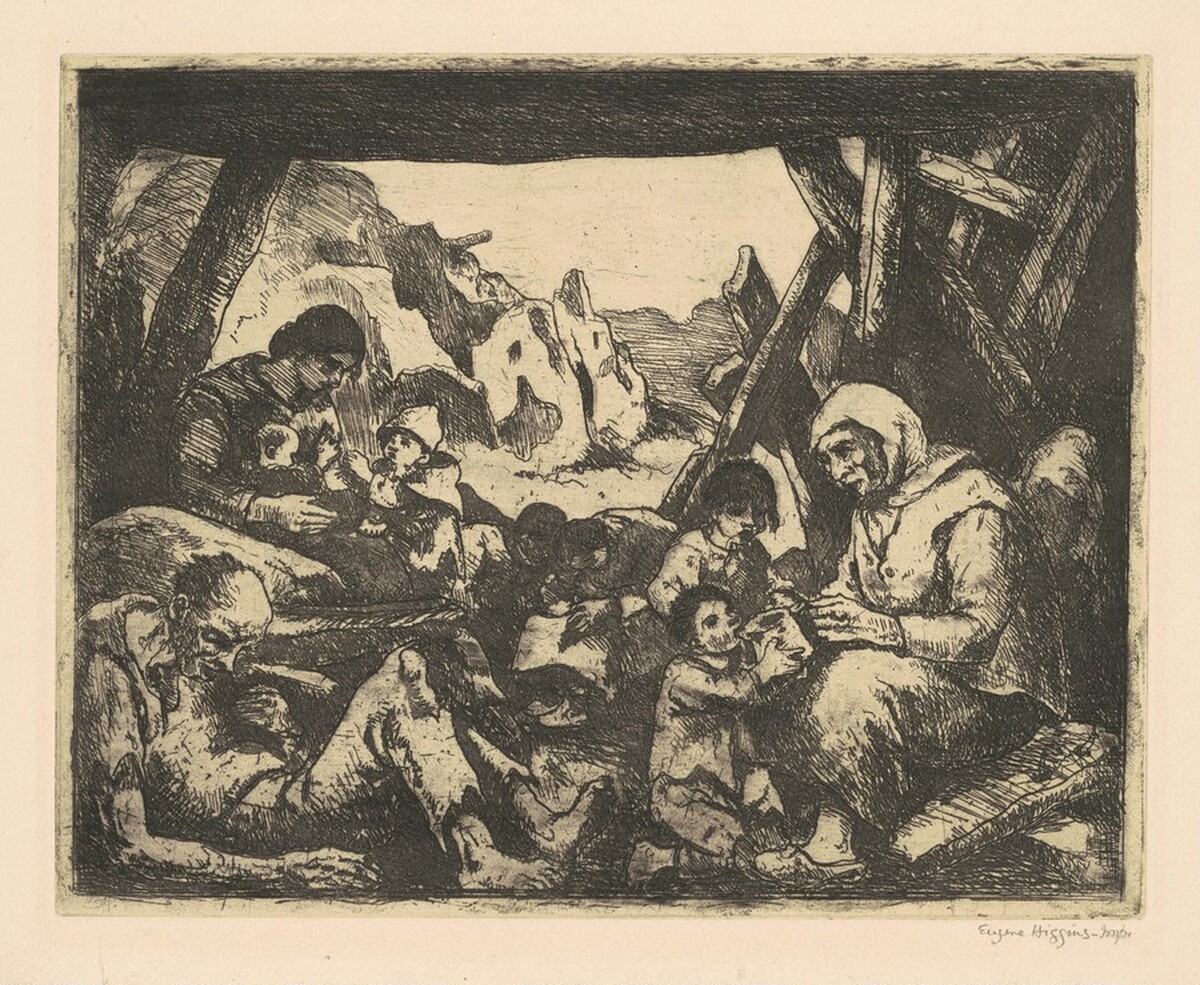 Meager Shelter by Eugene Higgins