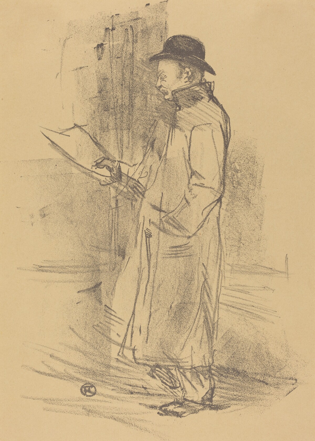 Program for "Benefice Gemier" (Programme du "Bénéfice Gémier") by Henri de Toulouse-Lautrec