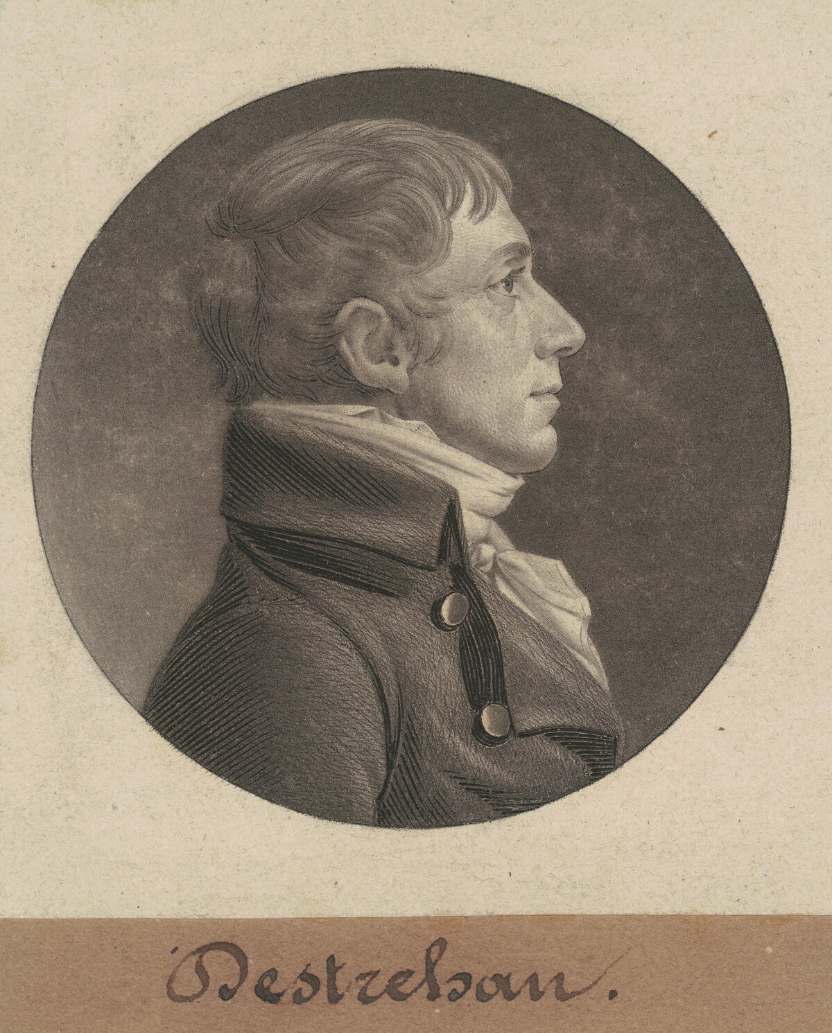 Jean Noel Destréhan by Charles B. J. Févret de Saint-Mémin