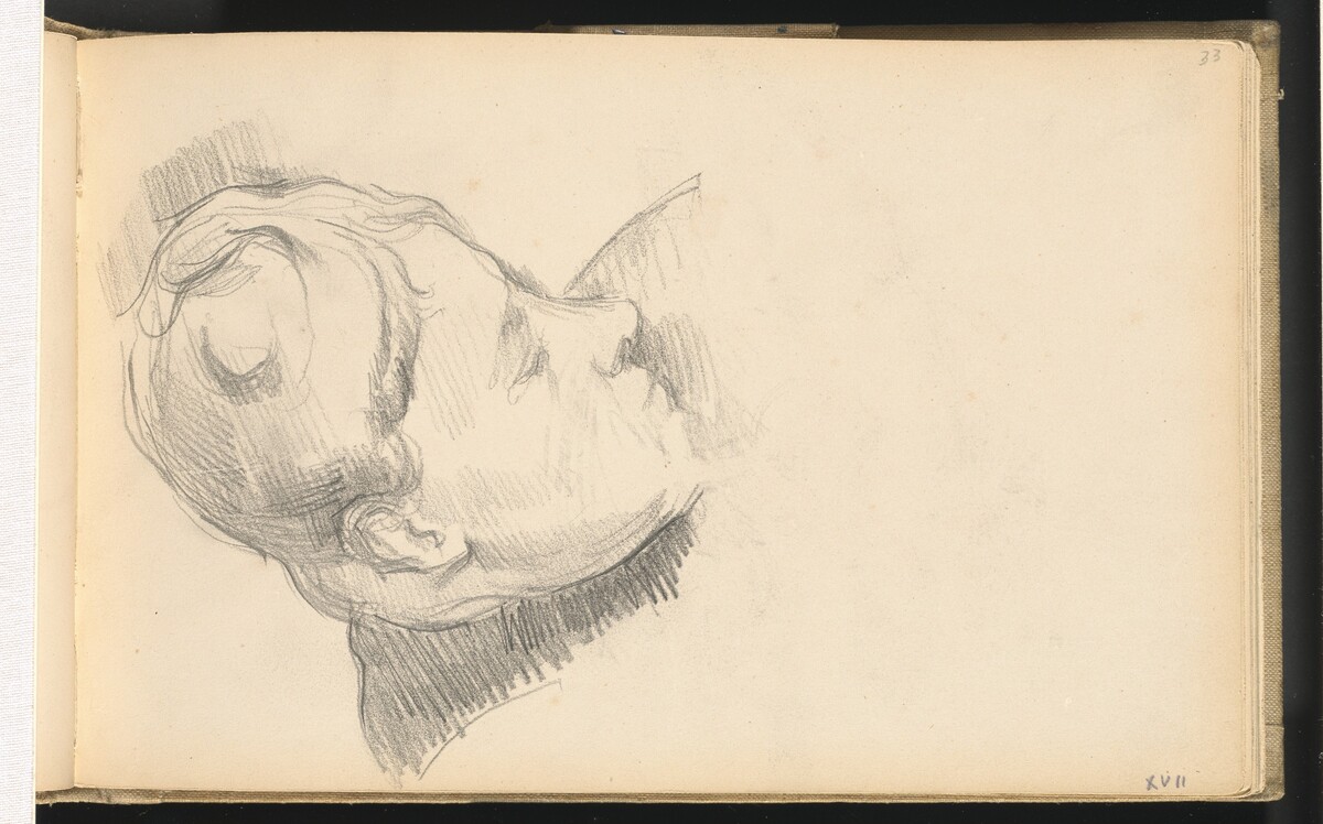 Madame Cezanne with her Head Lowered by Paul Cezanne