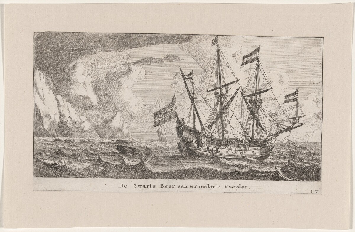 The "Zwarte Beer" (Black Bear), a Dutch Greenlander by Reinier Nooms, called Zeeman