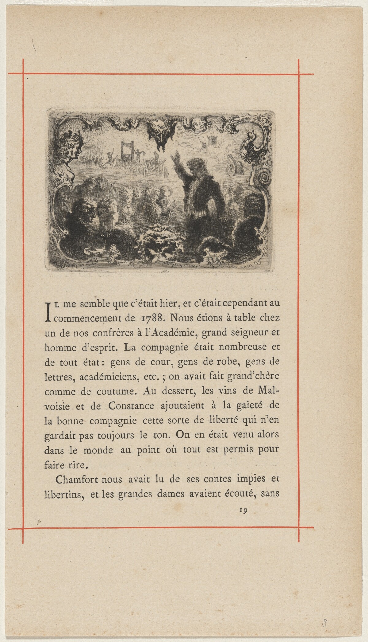 Third Vignette by Félix-Hilaire Buhot