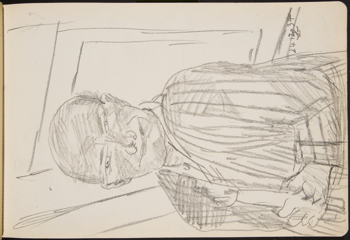 Selbstportrait mit Kerze (Self-Portrait with Candle) [p. 23] by Max Beckmann